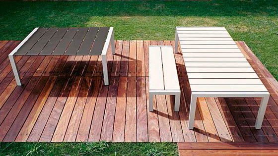Garden Tables in Compact Exterior HPL - Compact Form